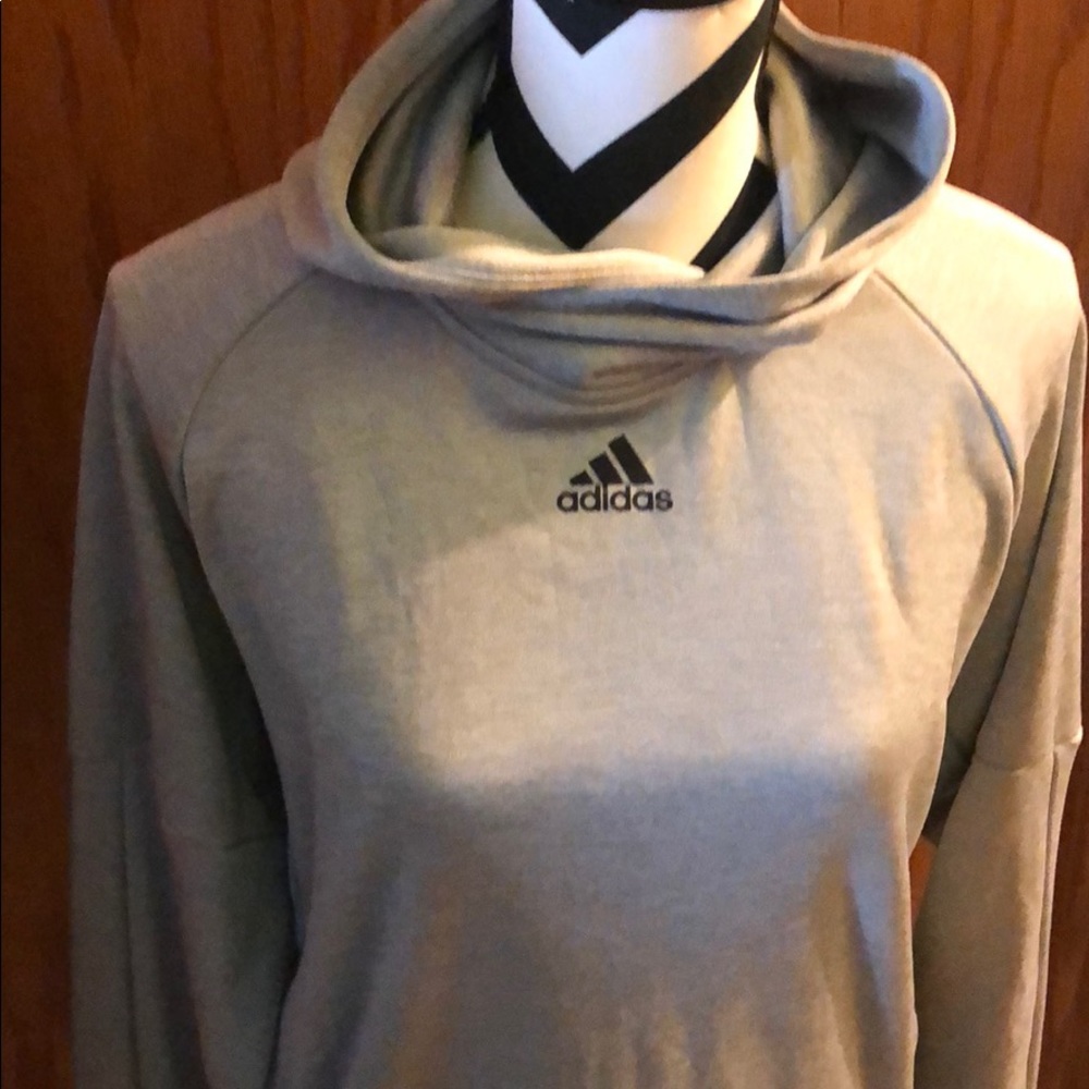 Men’s gray adidas hoodie